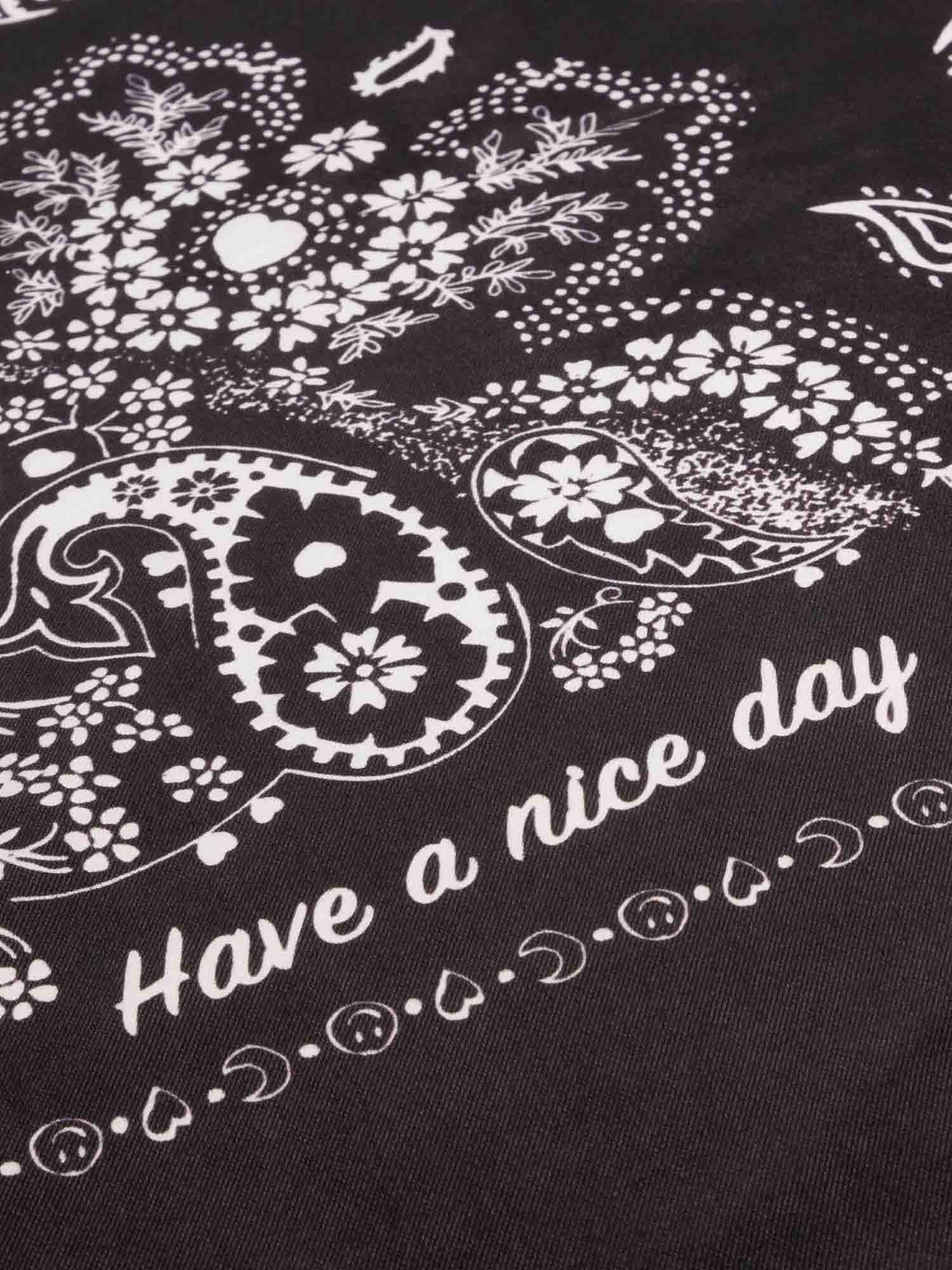 Bandana Classique en Soie - BLACK - Grand Modèle - Image 4