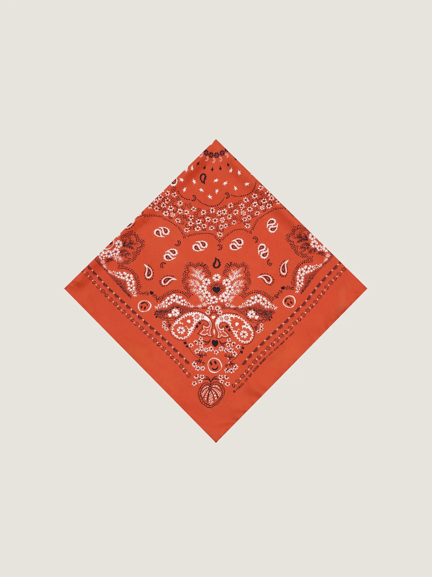 Bandana Classique en Soie - KETCHUP - Grand Modèle - Image 3