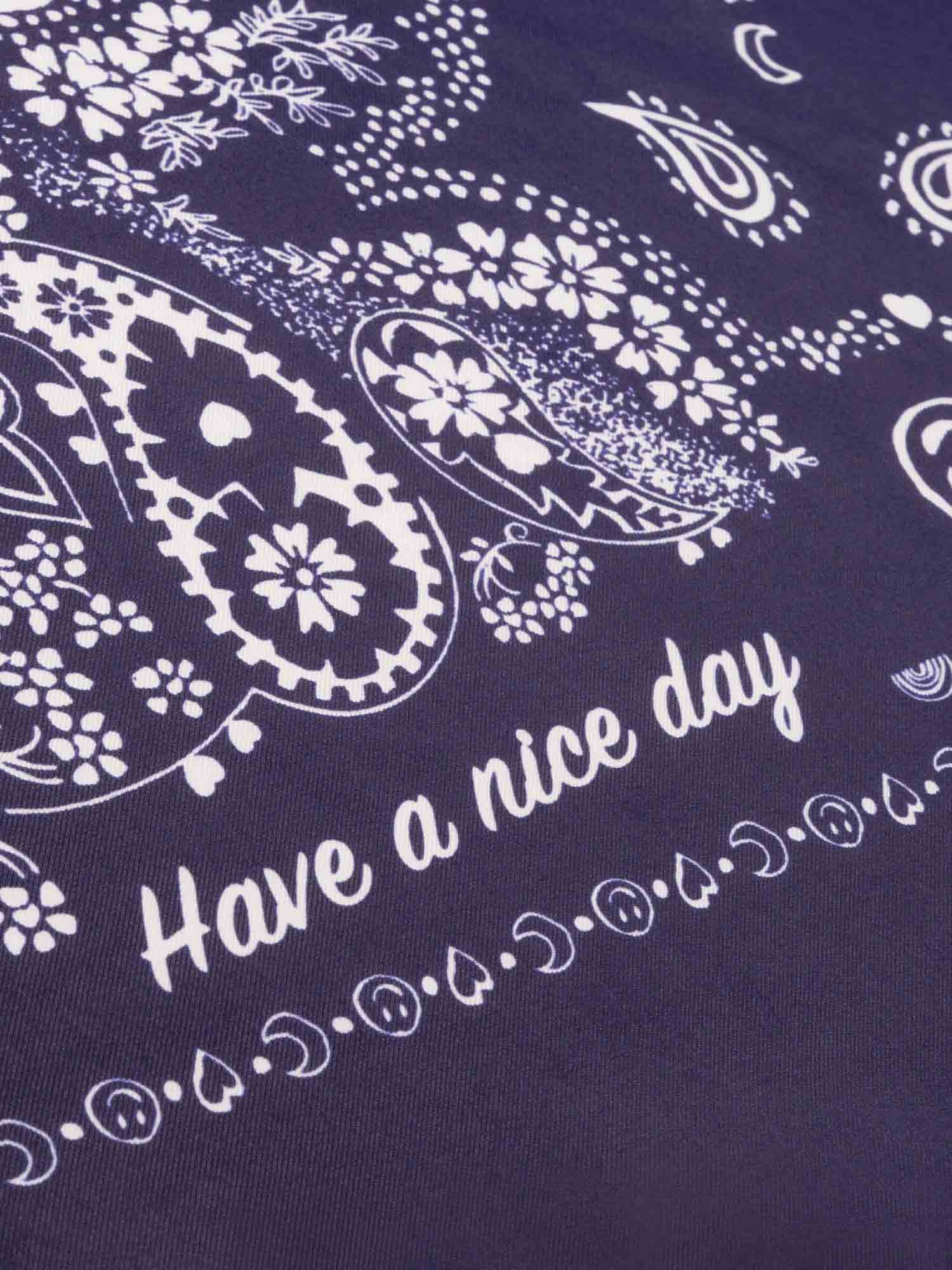 Bandana Classique en Soie - NAVY - Grand Modèle - Image 4