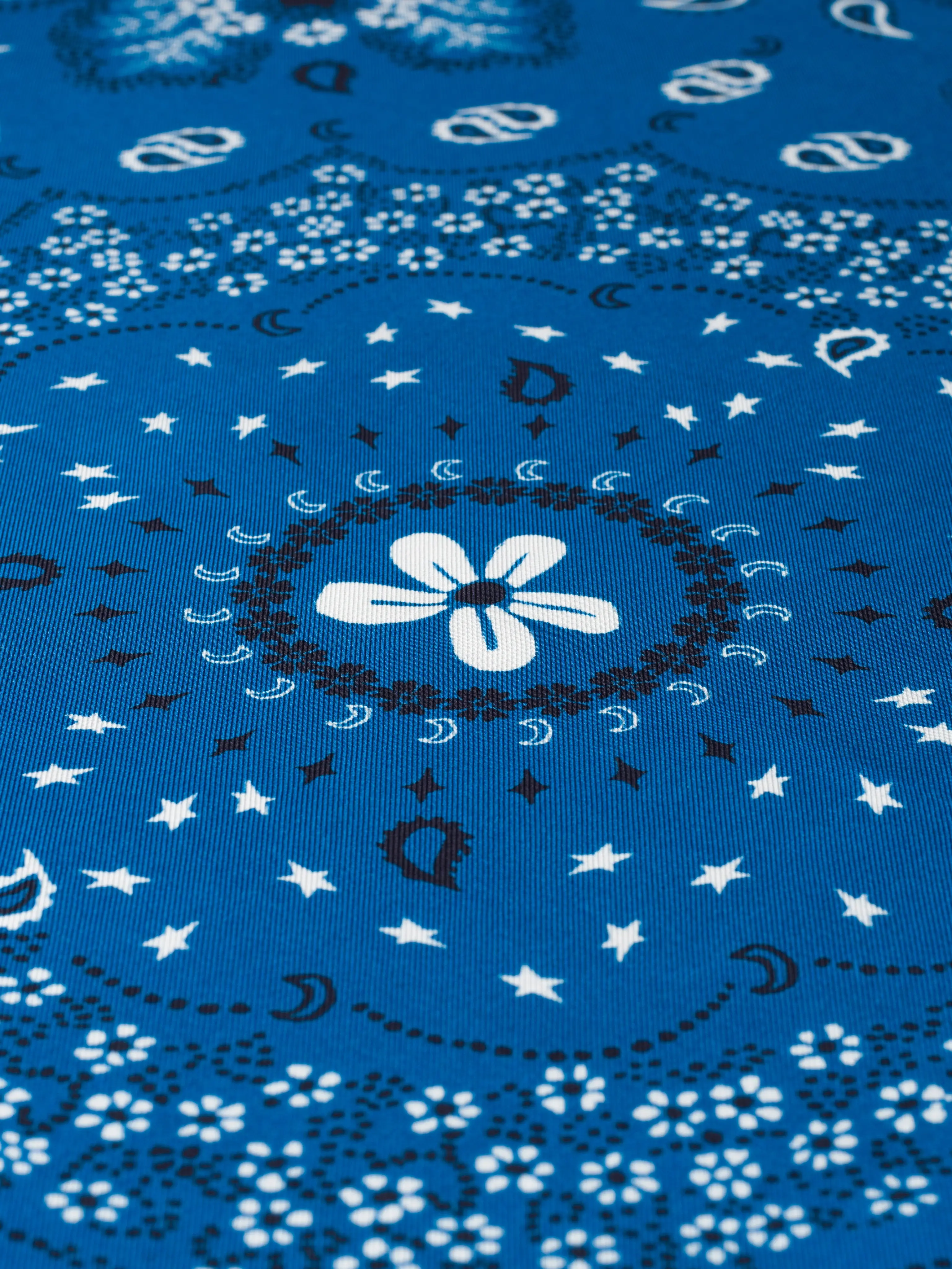 Bandana Classique en Soie - PÉTROLE - Petit Modèle - Image 4