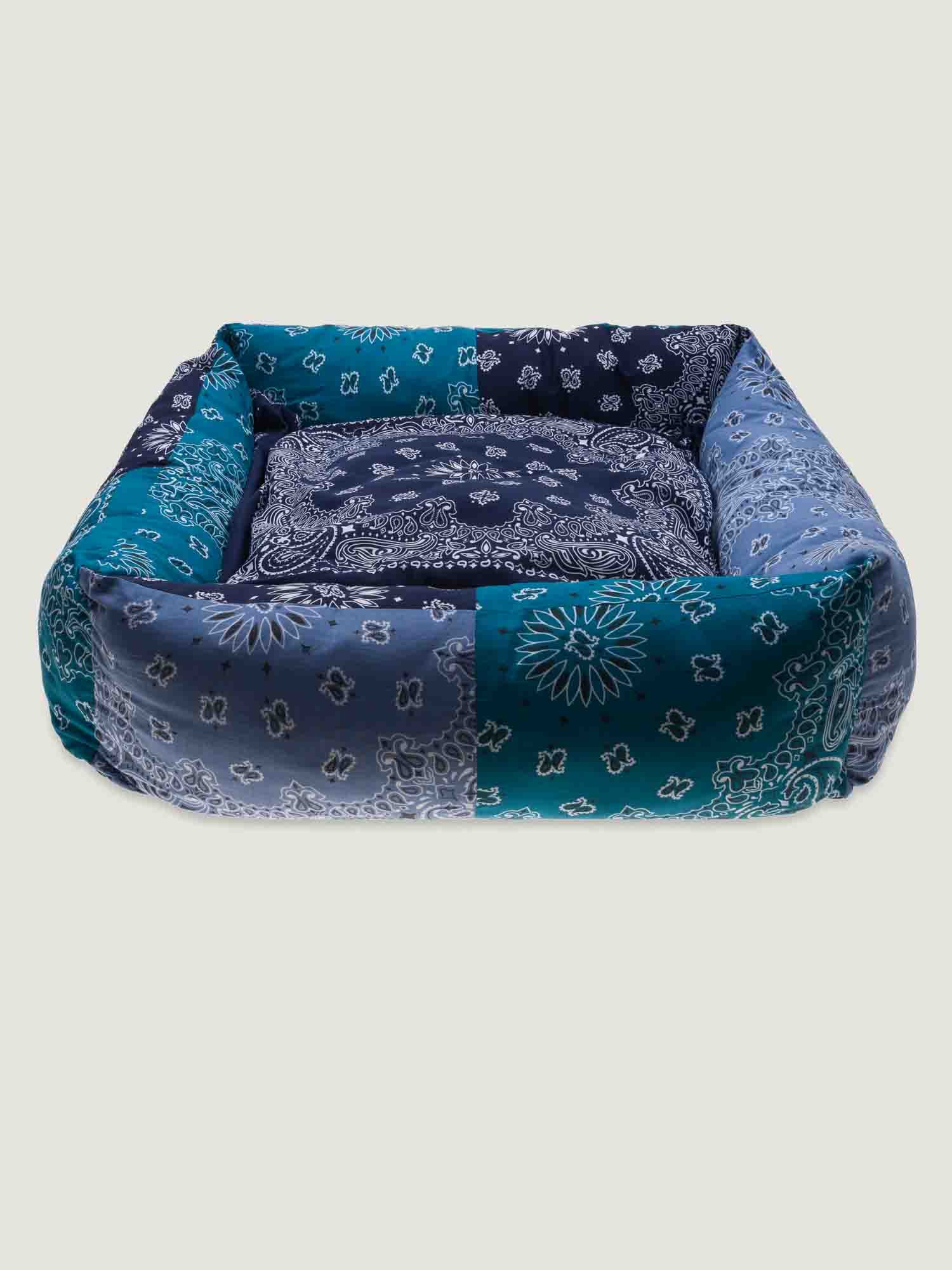 Grand panier chien - Navy / Colorblock - Image 3