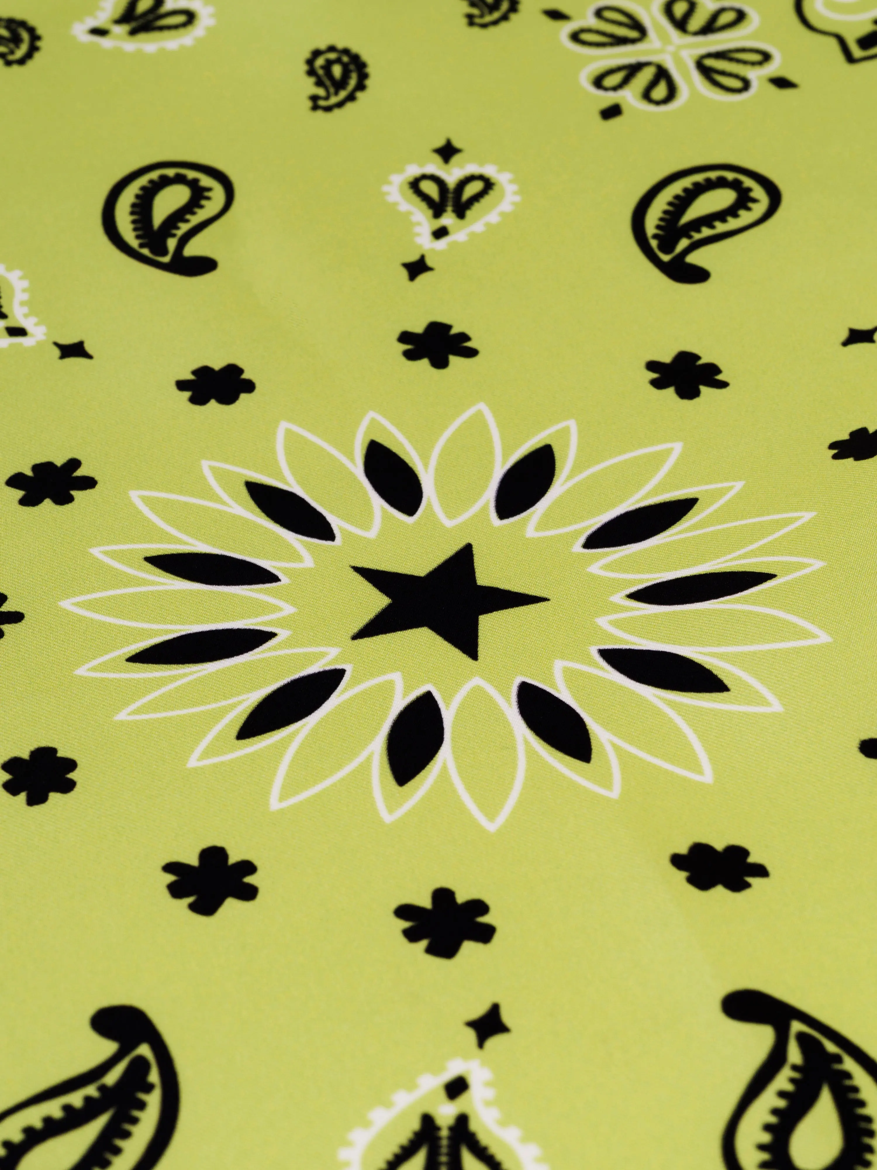 Bandana en Soie - STAR - ANIS - Petit Modèle - Image 4