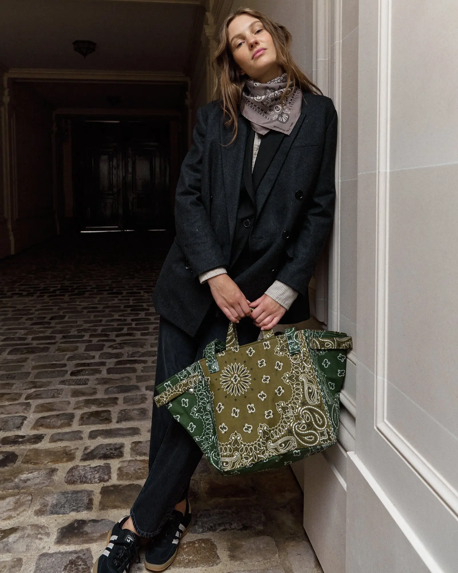 Sac Trapèze - Bronze / Vert Week-end - Image 3