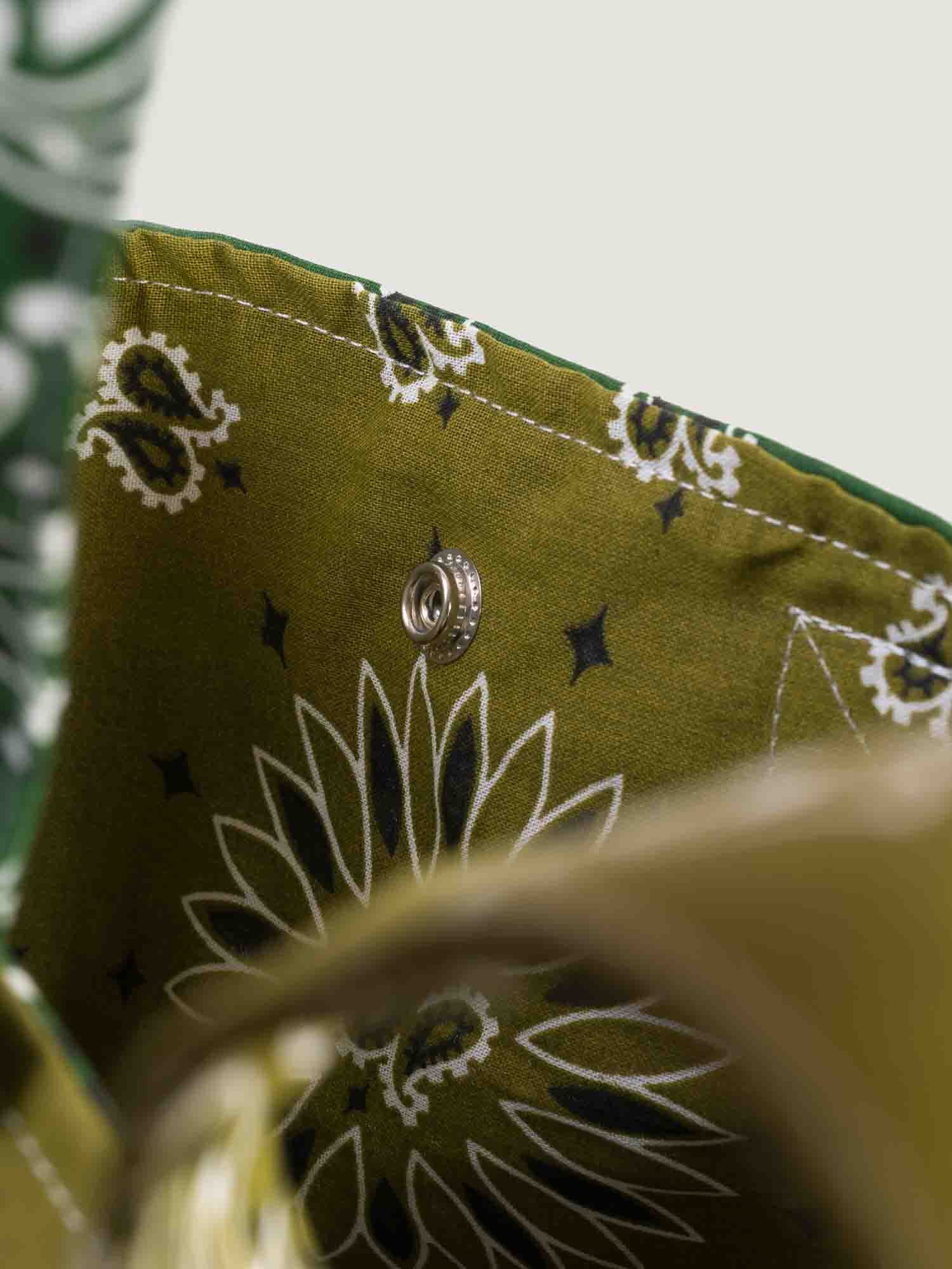 Sac Trapèze - Bronze / Vert Week-end - Image 5