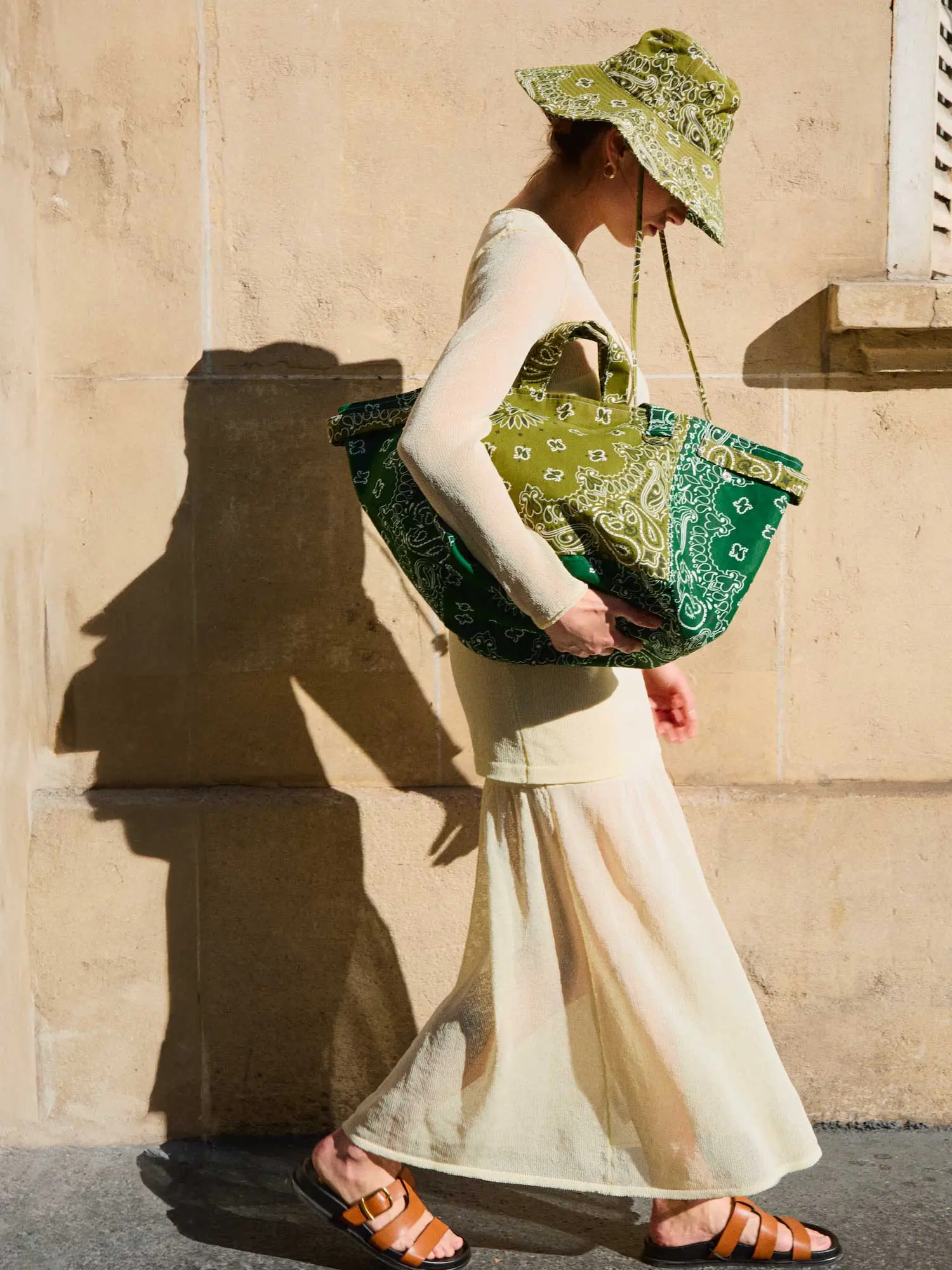Sac Trapèze - Bronze / Vert Week-end - Image 9