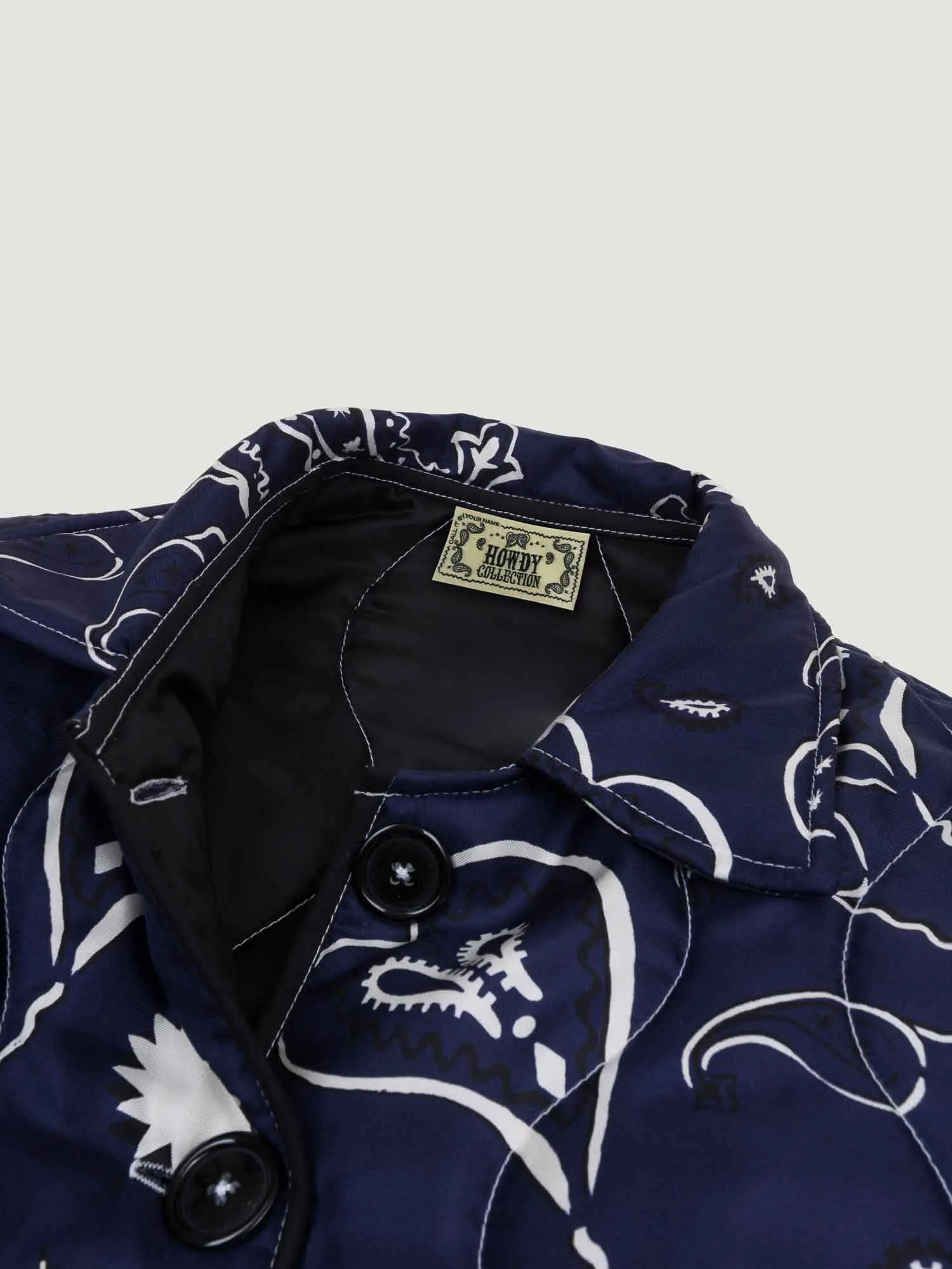 Veste en Soie - HOWDY - Navy - Image 4